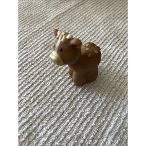 Fisher Price Little People Cow Replacement Figure Toy 2002